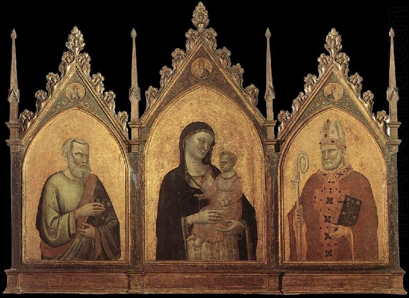 Madonna and Child with Sts Matthew and Nicholas dfg, DADDI, Bernardo